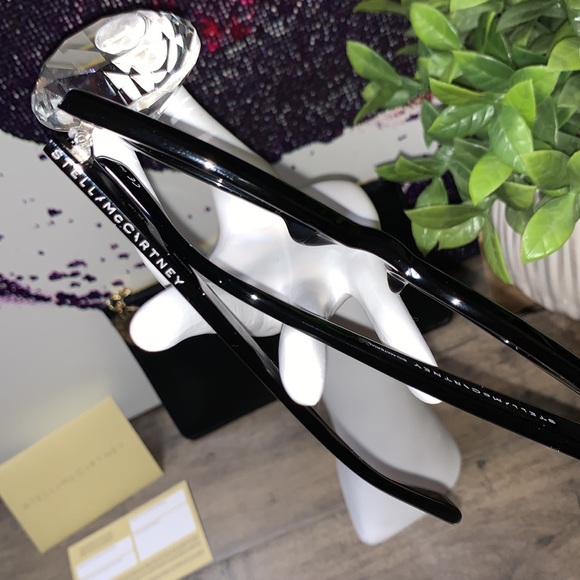 STELLA McCARTNEY SC 0033 S-001 BLACK SMOKE SUNGLASSES - Picture 10 of 12